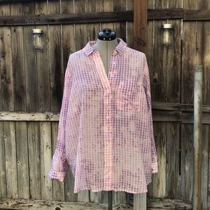 Anthropologie Cate Classic Tie Die Button …